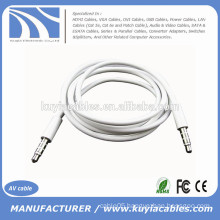 Good quality 3.5mm audio cable for AUX cable car line For iphone White Black